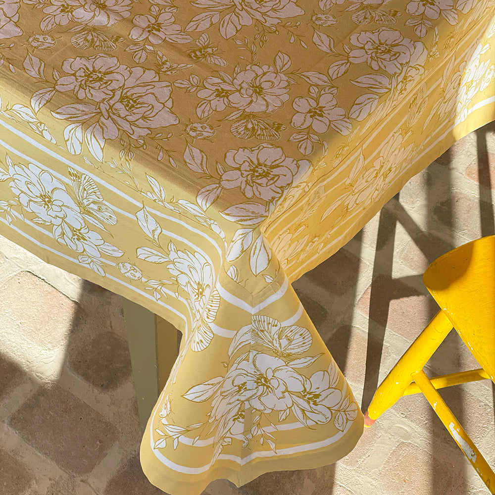 June Bug Dijon Tablecloth – The Mahogany Store