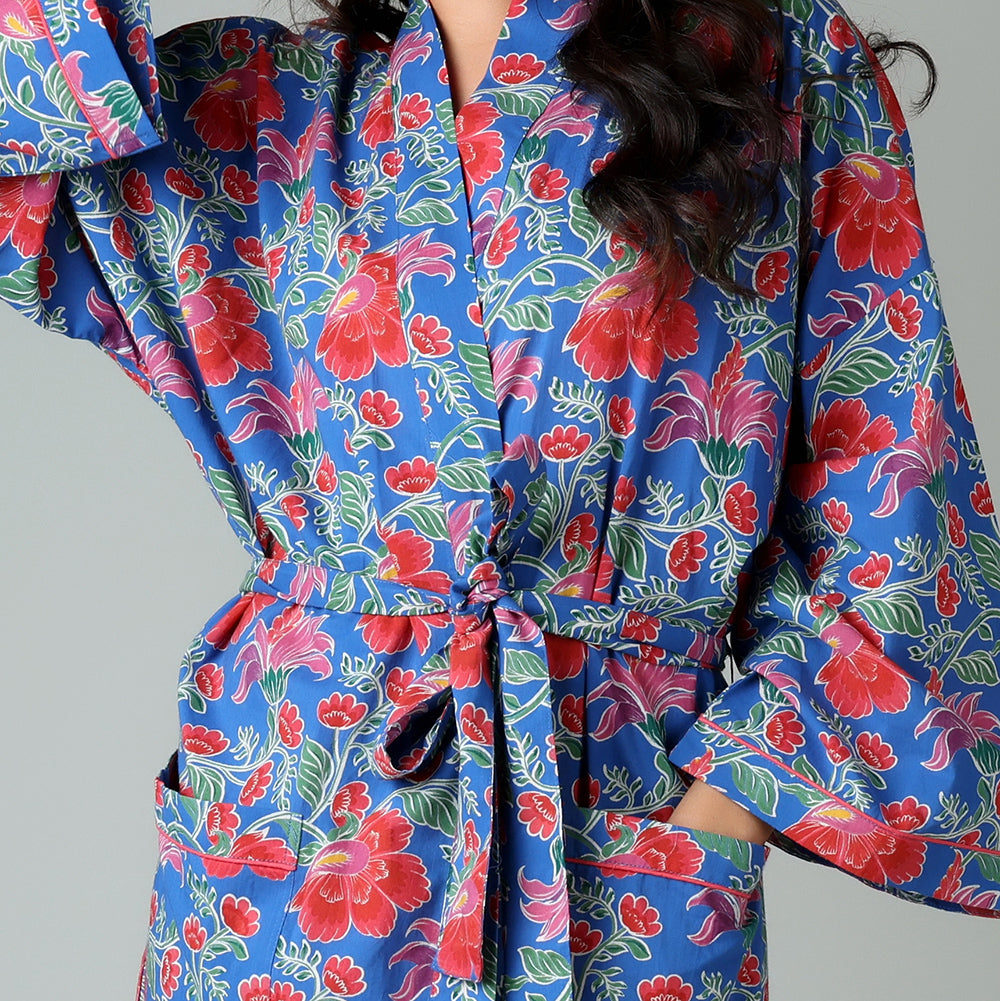 Indigo Robe Clarence Indigo Robe – The Mahogany Store